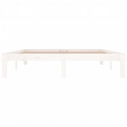 Acquista Giroletto Bianco in Legno Massello 150x200 cm 5FT King Size con riferimento GHV-810371 della ditta GARDENHOME