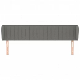 Acquista Testiera ad Orecchio Grigio Scuro 203x23x78/88 cm in Tessuto con riferimento GHV-3117405 della ditta GARDENHOME