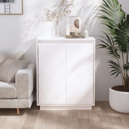 Acquista Credenza Bianca 60x34x75 cm in Legno Massello di Pino con riferimento GHV-813346 della ditta GARDENHOME