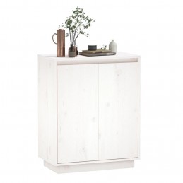 Acquista Credenza Bianca 60x34x75 cm in Legno Massello di Pino con riferimento GHV-813346 della ditta GARDENHOME
