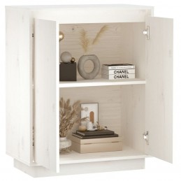Acquista Credenza Bianca 60x34x75 cm in Legno Massello di Pino con riferimento GHV-813346 della ditta GARDENHOME