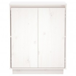 Acquista Credenza Bianca 60x34x75 cm in Legno Massello di Pino con riferimento GHV-813346 della ditta GARDENHOME