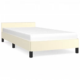 Acquista Giroletto con Testiera Crema 90x200 cm in Similpelle con riferimento GHV-347479 della ditta GARDENHOME