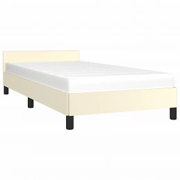 Acquista Giroletto con Testiera Crema 90x200 cm in Similpelle con riferimento GHV-347479 della ditta GARDENHOME
