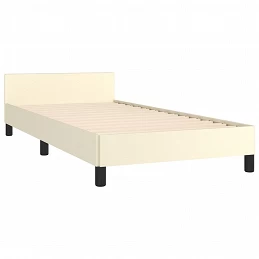 Acquista Giroletto con Testiera Crema 90x200 cm in Similpelle con riferimento GHV-347479 della ditta GARDENHOME