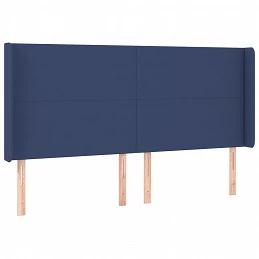 Acquista Testiera ad Orecchio Blu 183x16x118/128 cm in Tessuto con riferimento GHV-3119320 della ditta GARDENHOME