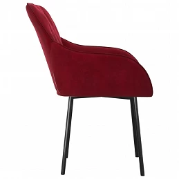 Acquista Sedie da Pranzo 2 pz Rosso Vino in Velluto con riferimento GHV-344850 della ditta GARDENHOME
