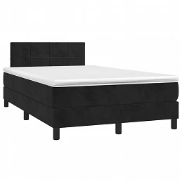 Acquista Giroletto a Molle con Materasso Nero 120x200 cm in Velluto con riferimento GHV-3141295 della ditta GARDENHOME
