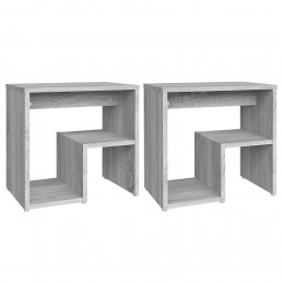 Acquista Comodini Grigio Sonoma 2 pz 40x30x40 cm in Legno Multistrato con riferimento GHV-815180 della ditta GARDENHOME
