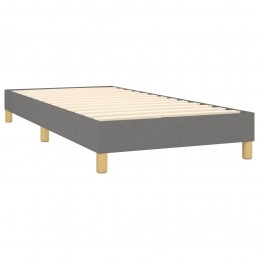 Acquista Giroletto a Molle con Materasso Grigio Scuro 100x200 cm Tessuto con riferimento GHV-3126782 della ditta GARDENHOME