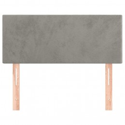 Acquista Testiera Grigio Chiaro 80x5x78/88 cm in Velluto con riferimento GHV-345738 della ditta GARDENHOME