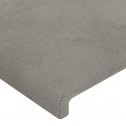 Acquista Testiera Grigio Chiaro 80x5x78/88 cm in Velluto con riferimento GHV-345738 della ditta GARDENHOME