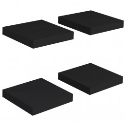 Acquista Mensole a Muro 4 pz Nere 23x23,5x3,8 cm in MDF con riferimento GHV-323825 della ditta GARDENHOME