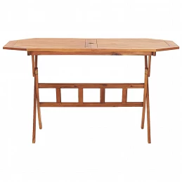 Acquista Tavolo da Giardino Pieghevole 135x85x75 cm Massello di Acacia con riferimento GHV-46657 della ditta GARDENHOME