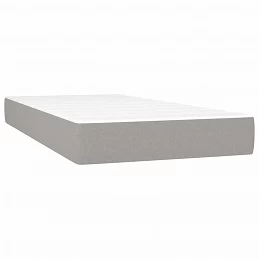 Acquista Letto a Molle Materasso e LED Grigio Chiaro 100x200 cm Tessuto con riferimento GHV-3139013 della ditta GARDENHOME