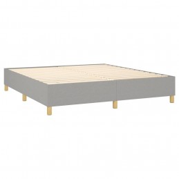 Acquista Letto a Molle Materasso e LED Grigio Chiaro 160x200 cm Tessuto con riferimento GHV-3135685 della ditta GARDENHOME