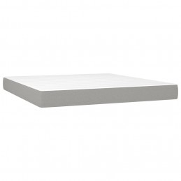 Acquista Letto a Molle Materasso e LED Grigio Chiaro 160x200 cm Tessuto con riferimento GHV-3135685 della ditta GARDENHOME