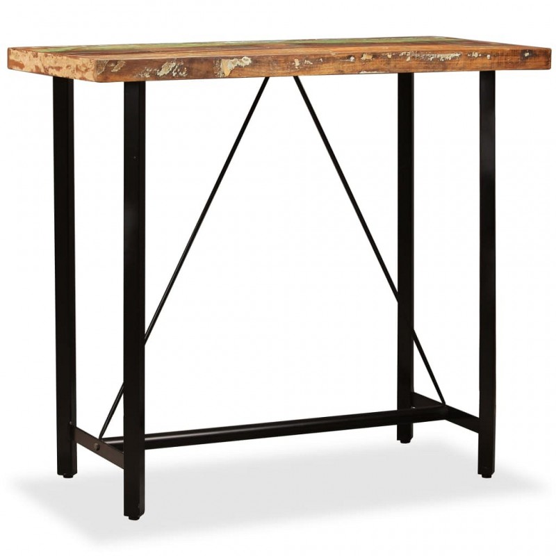 Acquista Tavolino da Bar in Legno Massello di Recupero 120x60x107 cm con riferimento GHV-245440 della ditta GARDENHOME