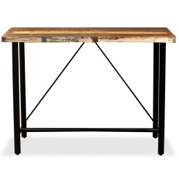 Acquista Tavolino da Bar in Legno Massello di Recupero 120x60x107 cm con riferimento GHV-245440 della ditta GARDENHOME