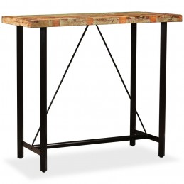 Acquista Tavolino da Bar in Legno Massello di Recupero 120x60x107 cm con riferimento GHV-245440 della ditta GARDENHOME