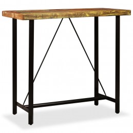 Acquista Tavolino da Bar in Legno Massello di Recupero 120x60x107 cm con riferimento GHV-245440 della ditta GARDENHOME