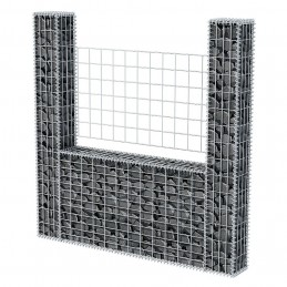 Acquista Gabbione in Rete ad U in Acciaio Zincato 160x20x150 cm con riferimento GHV-142545 della ditta GARDENHOME