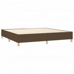 Acquista Giroletto a Molle con Materasso Marrone Scuro 200x200cm Tessuto con riferimento GHV-3132340 della ditta GARDENHOME