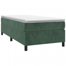 Acquista Giroletto a Molle Verde Scuro 90x200 cm in Velluto con riferimento GHV-3121099 della ditta GARDENHOME