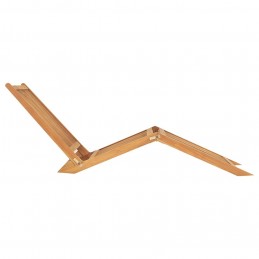 Acquista Lettino Prendisole in Legno Massello di Teak con riferimento GHV-316152 della ditta GARDENHOME