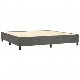 Acquista Letto a Molle con Materasso e LED Grigio Scuro 200x200 cm con riferimento GHV-3136384 della ditta GARDENHOME