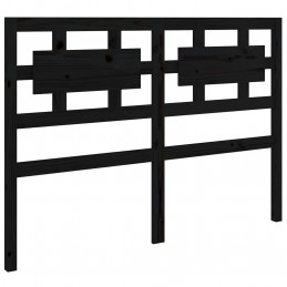 Acquista Testiera per Letto Nera 185,5x4x100cm in Legno Massello di Pino con riferimento GHV-818059 della ditta GARDENHOME
