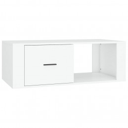 Acquista Tavolino da Salotto Bianco 100x50,5x35 cm in Legno Multistrato con riferimento GHV-816536 della ditta GARDENHOME