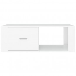 Acquista Tavolino da Salotto Bianco 100x50,5x35 cm in Legno Multistrato con riferimento GHV-816536 della ditta GARDENHOME