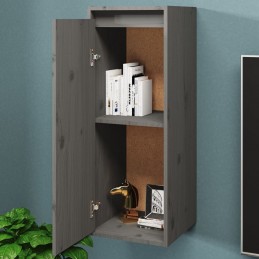 Acquista Pensile Grigio 30x30x80 cm in Legno Massello di Pino con riferimento GHV-813499 della ditta GARDENHOME