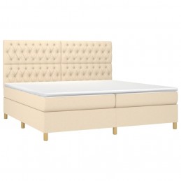 Acquista Letto a Molle Materasso e LED bianco 200x200cm in Tessuto con riferimento GHV-3135706 della ditta GARDENHOME