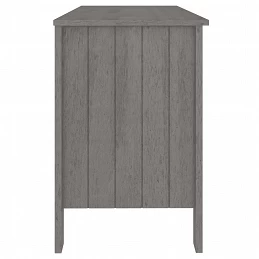 Acquista Scrivania Grigio Chiaro 113x50x75 cm in Legno Massello di Pino con riferimento GHV-340463 della ditta GARDENHOME