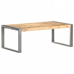Acquista Tavolino da Salotto 110x60x40 cm in Legno di Mango Grezzo con riferimento GHV-321556 della ditta GARDENHOME