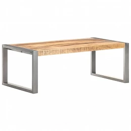 Acquista Tavolino da Salotto 110x60x40 cm in Legno di Mango Grezzo con riferimento GHV-321556 della ditta GARDENHOME