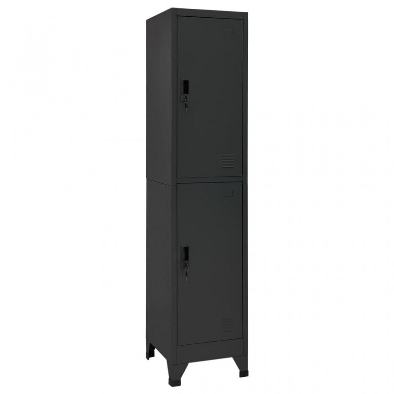 Acquista Armadietto con Serratura Antracite 38x45x180 cm in Acciaio con riferimento GHV-339779 della ditta GARDENHOME