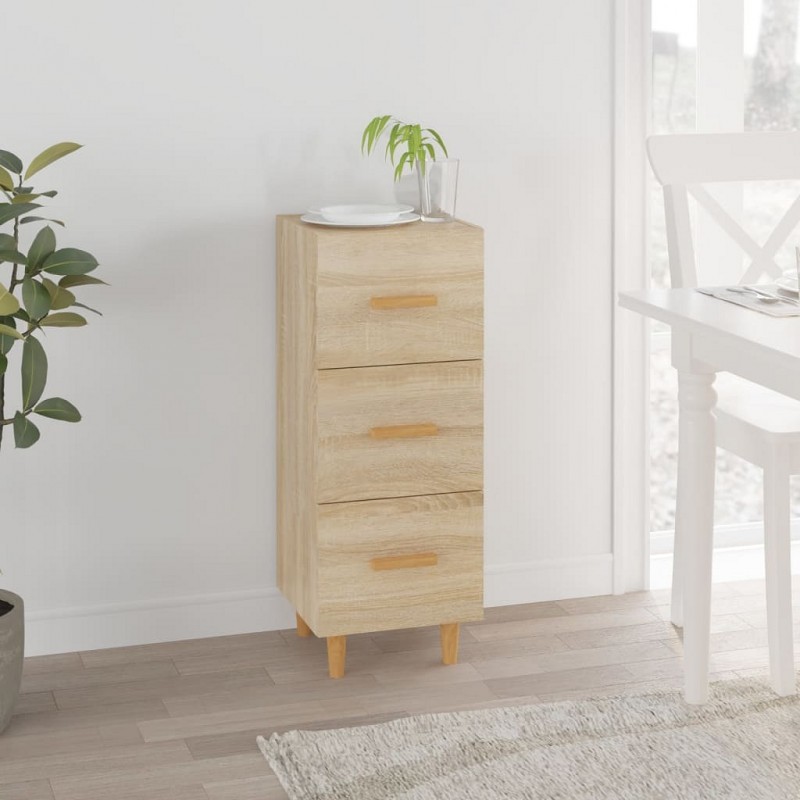 Acquista Credenza Rovere Sonoma 34,5x34x90 cm in Legno Multistrato con riferimento GHV-812342 della ditta GARDENHOME