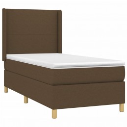 Acquista Letto a Molle Materasso e LED Marrone Scuro 80x200cm in Tessuto con riferimento GHV-3138672 della ditta GARDENHOME