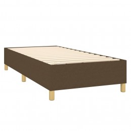 Acquista Letto a Molle Materasso e LED Marrone Scuro 80x200cm in Tessuto con riferimento GHV-3138672 della ditta GARDENHOME
