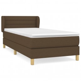 Acquista Giroletto a Molle con Materasso Marrone Scuro 80x200 cm Tessuto con riferimento GHV-3126840 della ditta GARDENHOME