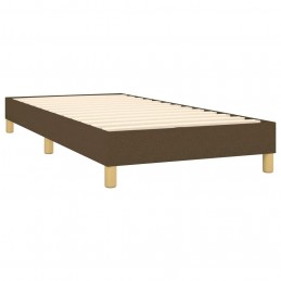 Acquista Giroletto a Molle con Materasso Marrone Scuro 80x200 cm Tessuto con riferimento GHV-3126840 della ditta GARDENHOME