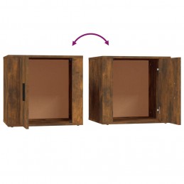 Acquista Comodino Rovere Fumo 50x39x47 cm con riferimento GHV-816698 della ditta GARDENHOME