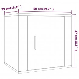 Acquista Comodini 2 pz Rovere Marrone 50x39x47 cm con riferimento GHV-816703 della ditta GARDENHOME