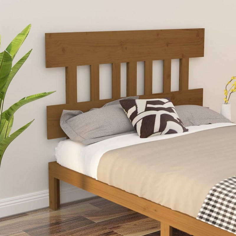 Acquista Testiera per Letto Miele 138,5x3x81cm in Legno Massello di Pino con riferimento GHV-819118 della ditta GARDENHOME