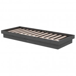 Acquista Giroletto Grigio in Legno Massello 75x190 cm 2FT6 Small Single con riferimento GHV-819934 della ditta GARDENHOME