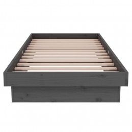 Acquista Giroletto Grigio in Legno Massello 75x190 cm 2FT6 Small Single con riferimento GHV-819934 della ditta GARDENHOME