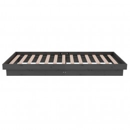 Acquista Giroletto Grigio in Legno Massello 75x190 cm 2FT6 Small Single con riferimento GHV-819934 della ditta GARDENHOME